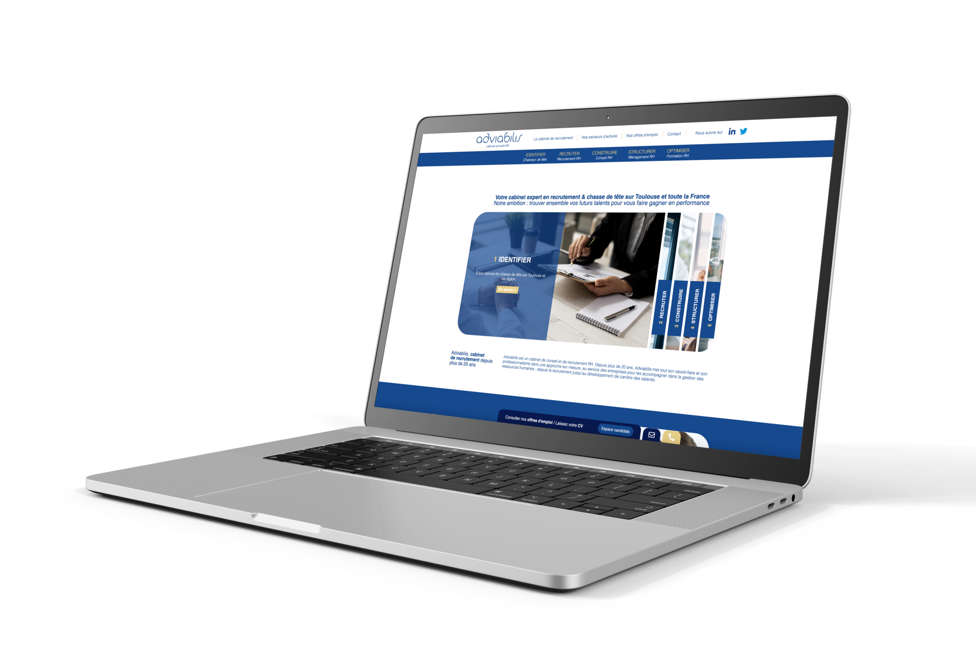 Création du site web Adviabilis