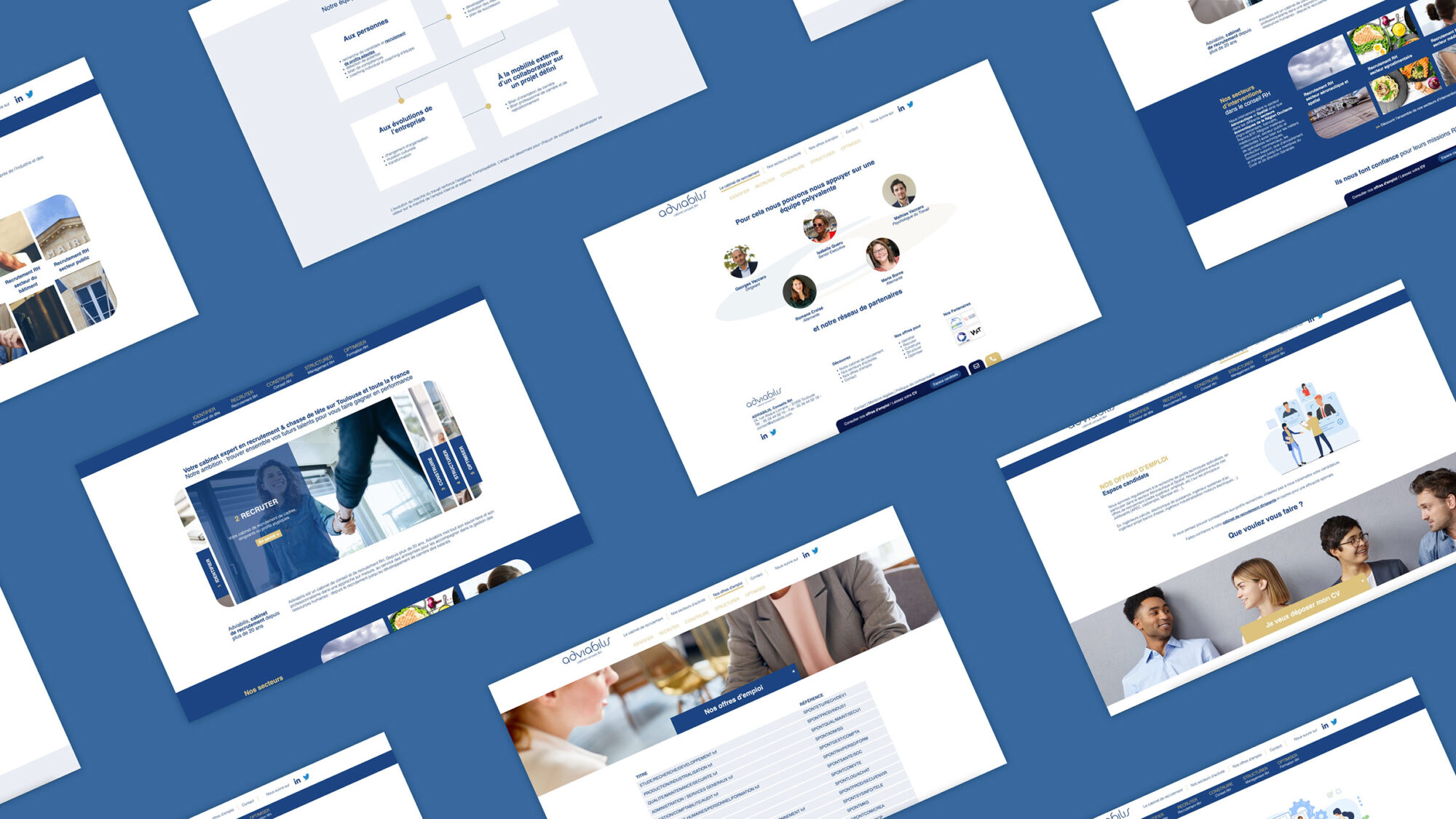 Création du site web Adviabilis