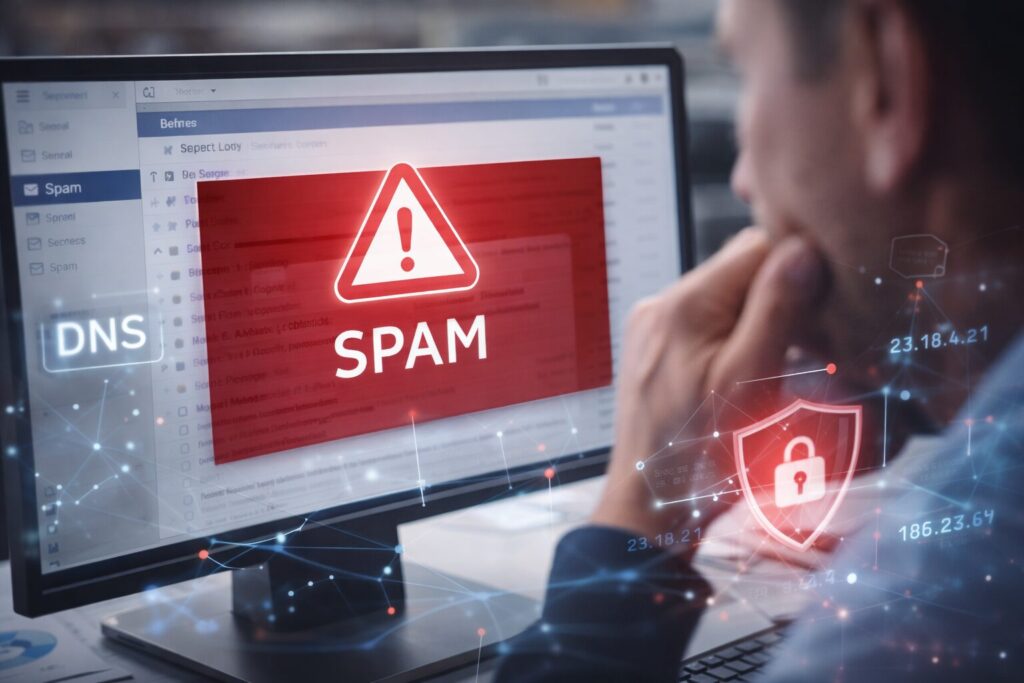 Vos emails pro finissent en spam ? C&rsquo;est probablement un problème de DNS