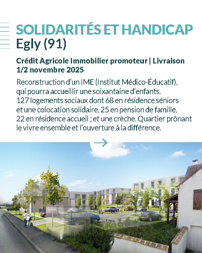 Projet Solidarités et Handicap à Égly : IME et logements sociaux