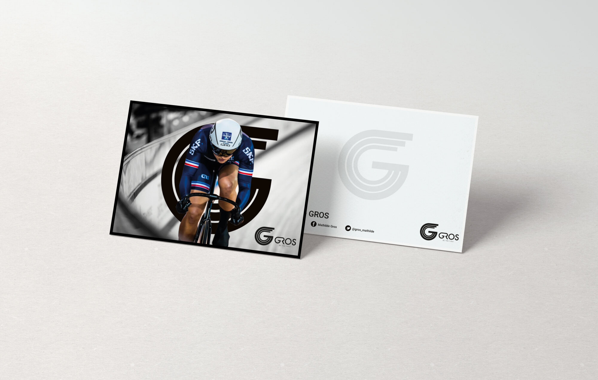 Cartes de dédicace de Mathilde Gros